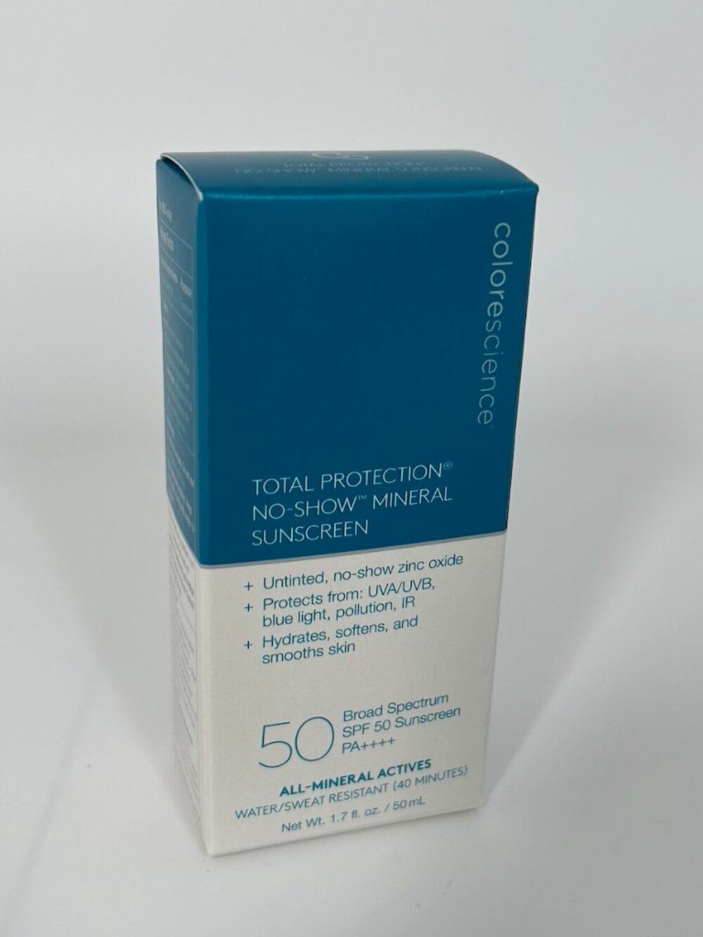 Colorescience Total Protection No-Show Mineral Sunscreen SPF 50 1.7 oz NIB